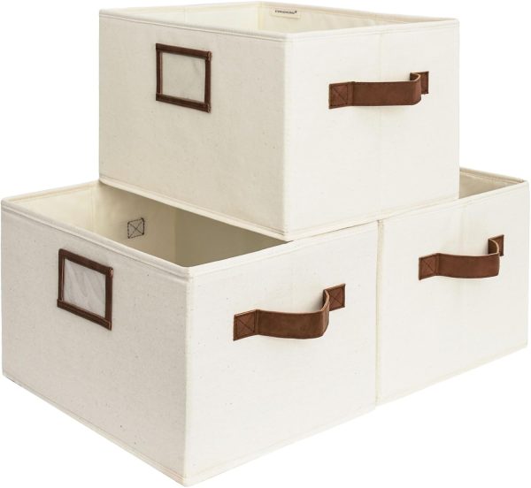 SroageWorks Storage Baskets for Shelves, 3-Pack - Image 20