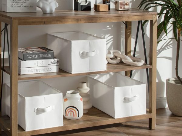 SroageWorks Storage Baskets for Shelves, 3-Pack - Image 4