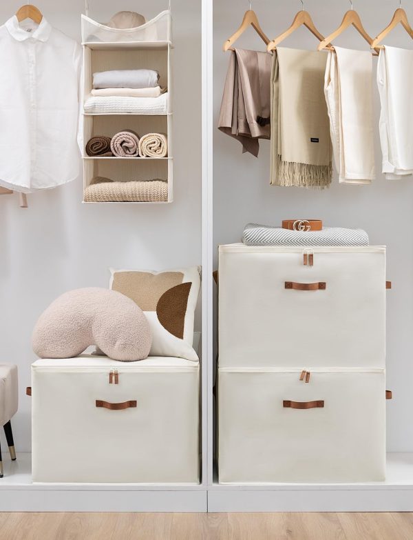 StorageWorks Comforter Storage Bag with Dual Zipper and Handles - Image 3