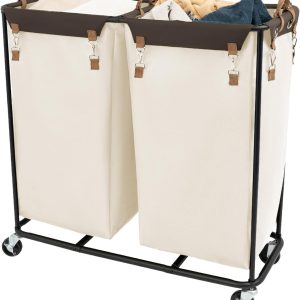 StorageWorks 390L Extra Large Lanudry Hamper with Wheels, 1 Pack
