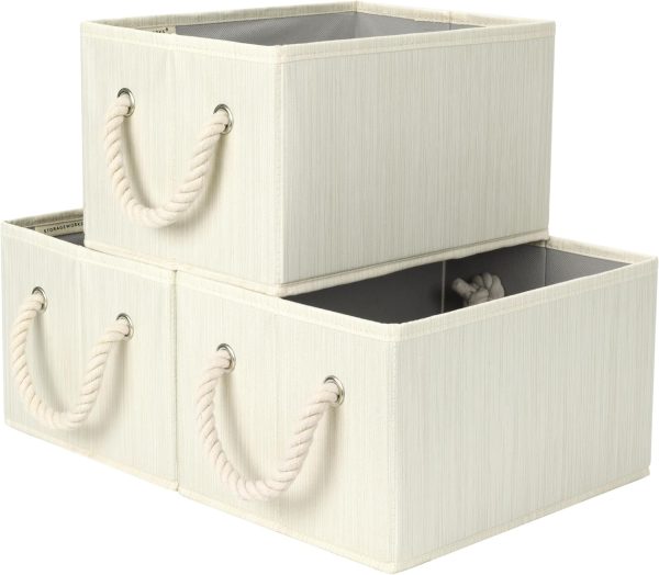 SroageWorks Storage Baskets for Shelves, 3-Pack - Image 10