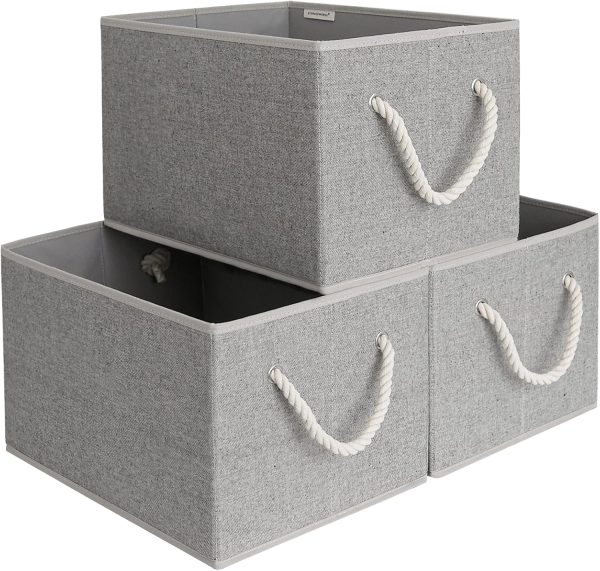 SroageWorks Storage Baskets for Shelves, 3-Pack - Image 16