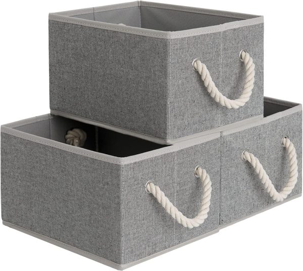 SroageWorks Storage Baskets for Shelves, 3-Pack - Image 14