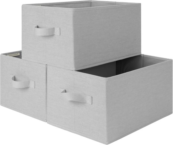 SroageWorks Storage Baskets for Shelves, 3-Pack - Image 23