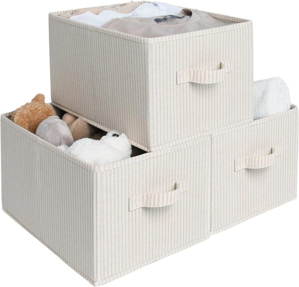 SroageWorks Storage Baskets for Shelves, 3-Pack - Image 7