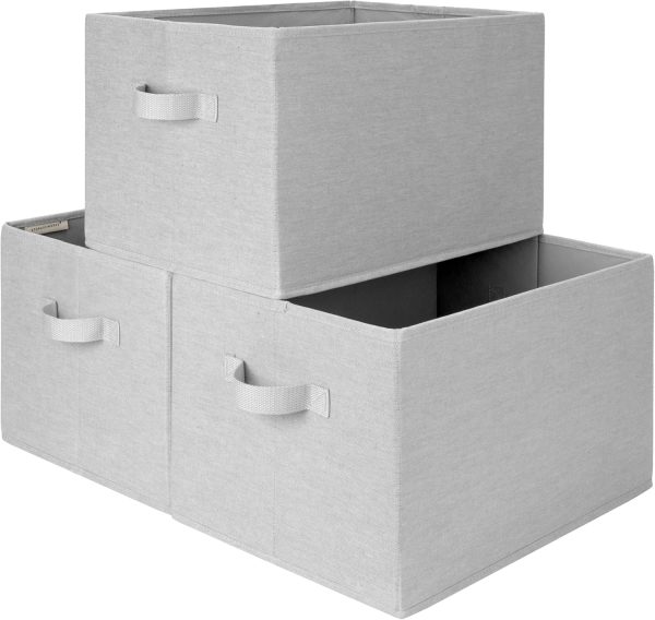 SroageWorks Storage Baskets for Shelves, 3-Pack - Image 24