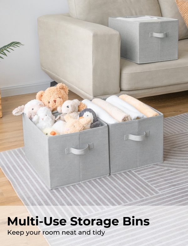 SroageWorks Storage Baskets for Shelves, 3-Pack - Image 36
