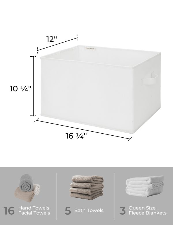 SroageWorks Storage Baskets for Shelves, 3-Pack - Image 42