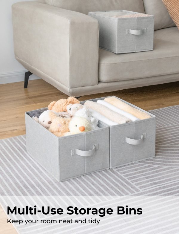 SroageWorks Storage Baskets for Shelves, 3-Pack - Image 48