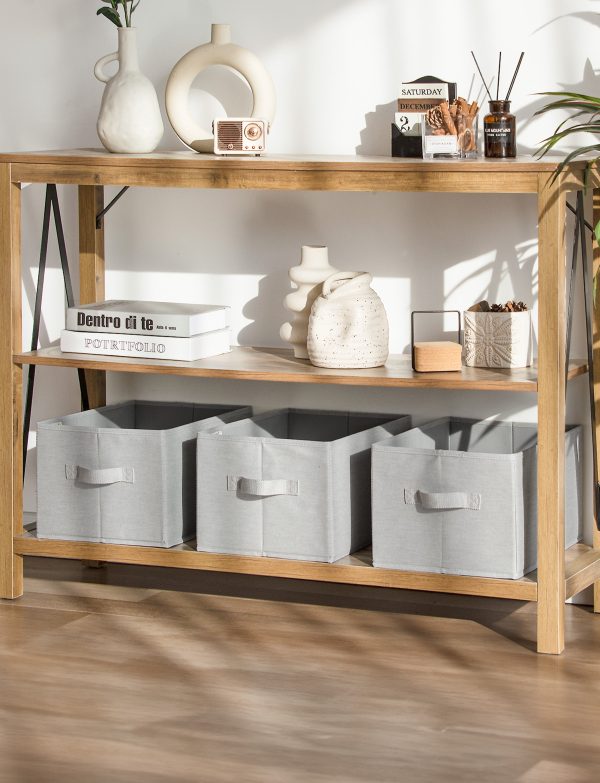 SroageWorks Storage Baskets for Shelves, 3-Pack - Image 49
