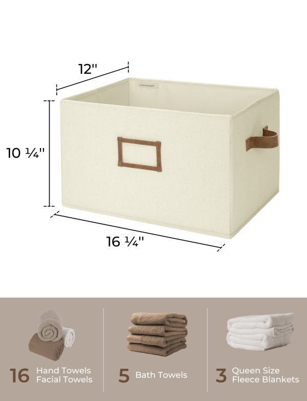 SroageWorks Storage Baskets for Shelves, 3-Pack - Image 60