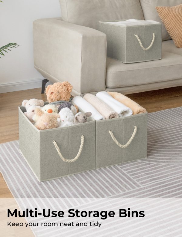 SroageWorks Storage Baskets for Shelves, 3-Pack - Image 62