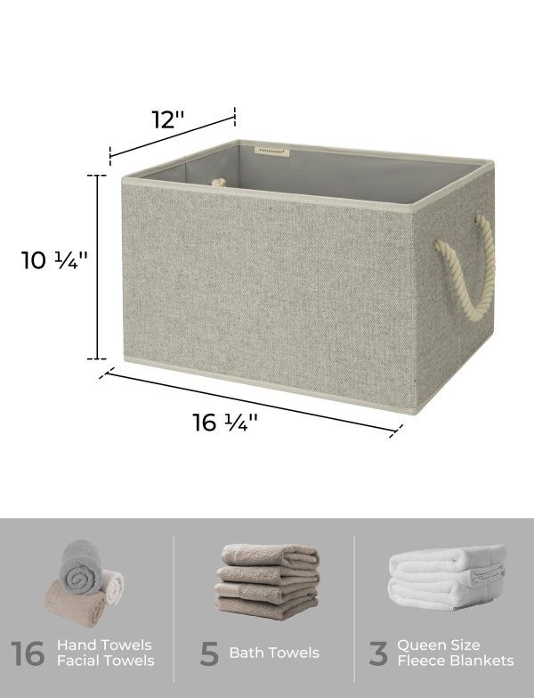 SroageWorks Storage Baskets for Shelves, 3-Pack - Image 64