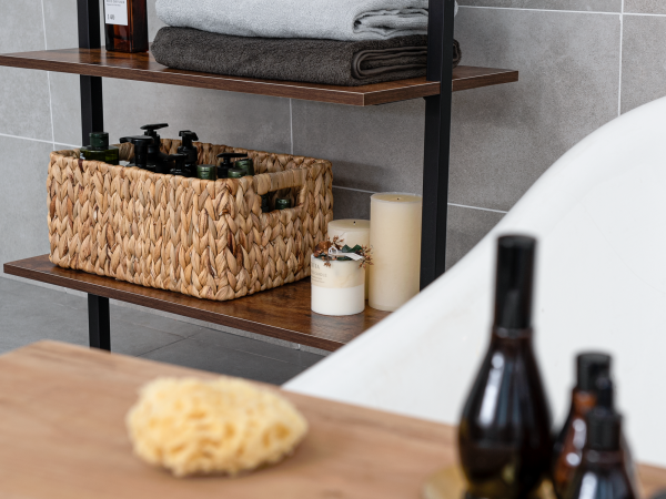 StorageWorks Wicker Baskets with Built-in Handles, Set of 3 (1PC Large, 2PCS Medium) - Image 10