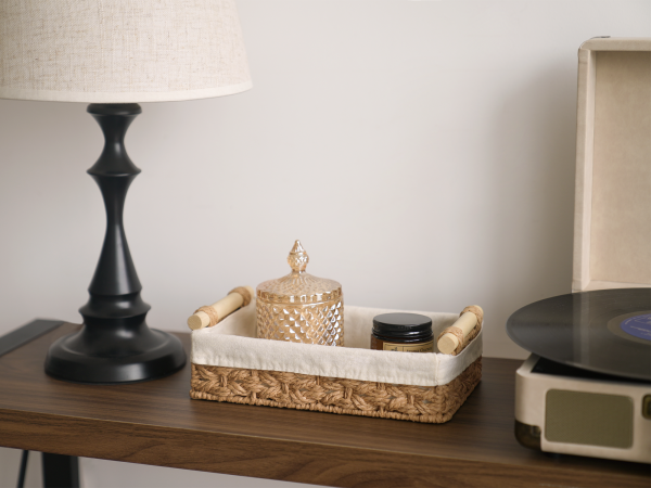 StorageWorks Small Wicker Baskets for Organizing with Natural Fiber Liner - Image 30