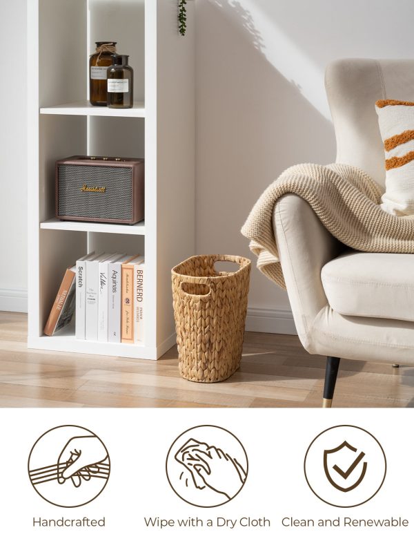 StorageWorks Wicker Garbage Can for Bedroom, Bathroom - Image 12