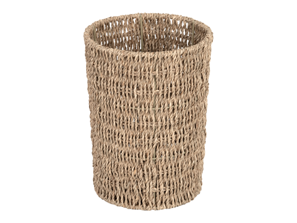 StorageWorks Wicker Garbage Can for Bedroom, Bathroom - Image 38