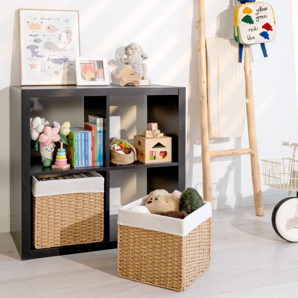 StorageWorks 11 inch Foldable Paper Rope Wicker Baskets for Organizing - Image 28