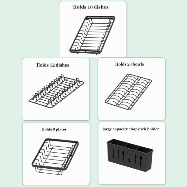 Drofex - 2 Tier Dish Rack - Image 5