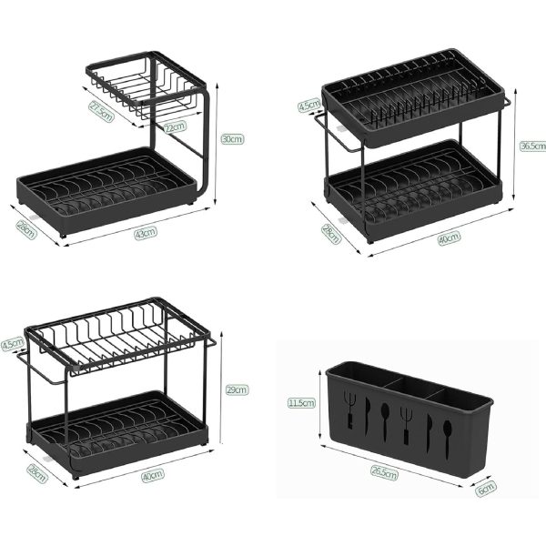 Drofex - 2 Tier Dish Rack - Image 4